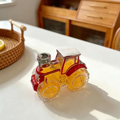 300ml Vintage Decanter, Decorated Whiskey Bottle, Off-road Vehicle Design, Clear Glass Bottle Bar Decoration