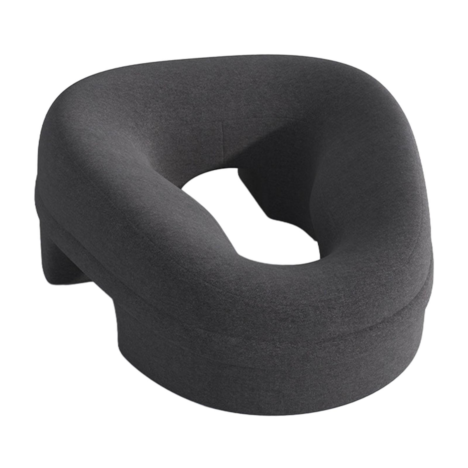 Face Down Pillow Prone Pillow for Prone Face Down Resting Memory Foam Support Pillow Home Massage Pillow for Beauty Salon темно-серого