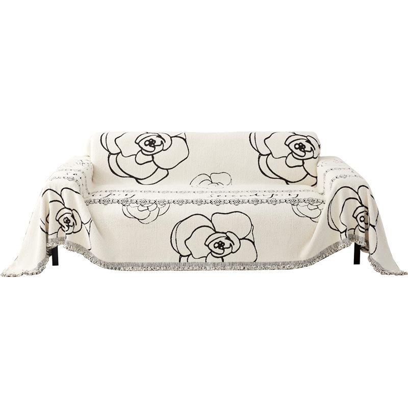 Sofa Cushion Four Seasons Universal Sofa Towel Chenille Sofa Cover All-Inclusive Universal Anti-Scratching Cover Cloth Blanket
