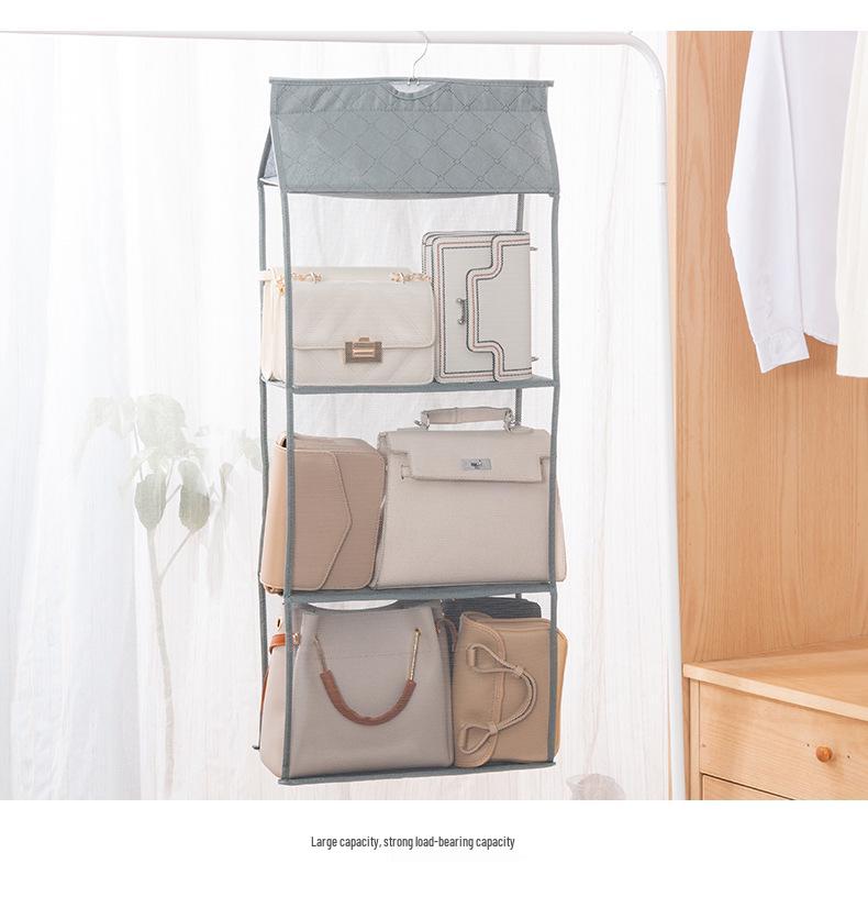 Wiszący materiałowy organizer do szafy - Pyłoszczelny wieszak do przechowywania