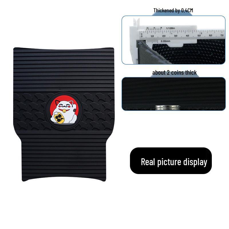 Durable, waterproof, non-slip rubber mats for Yadea Zhipao-H scooter.