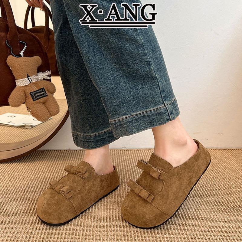 

Женская обувь на внутренней платформе из натуральной кожи, весенне-летняя новинка, шлепанцы с закрытым носком, уличная обувь, туфли 40