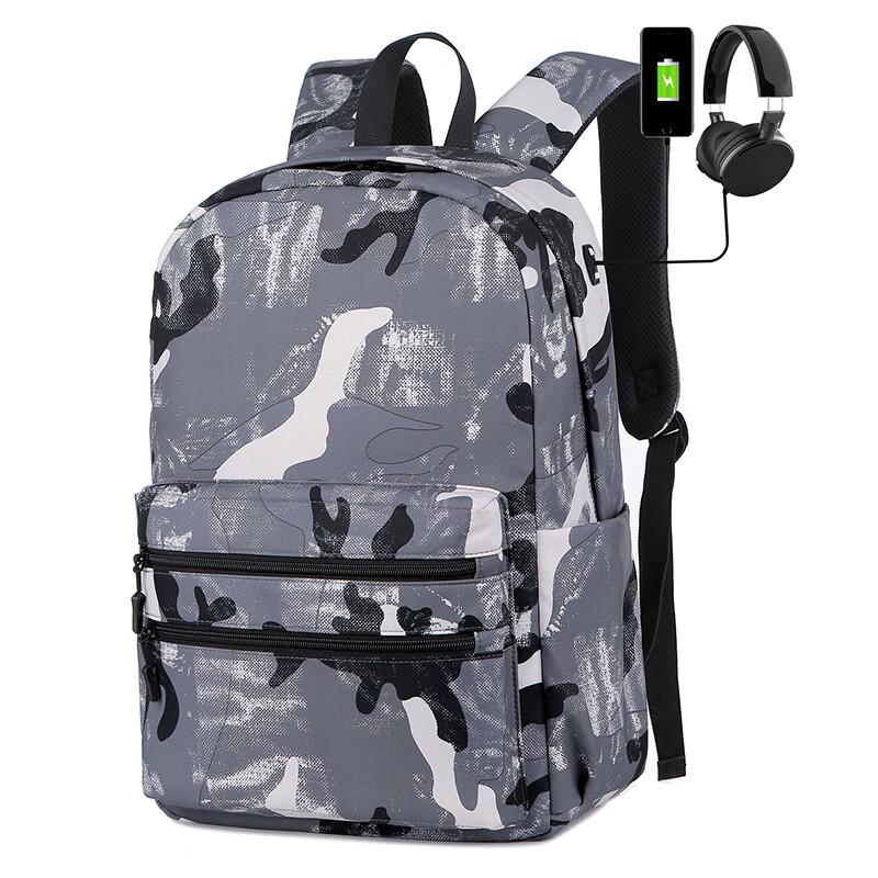 Sheng Lang Ge Men's Casual Laptop Backpack