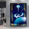High Quality Canvas Pokemon Flareon Anime Poster Unique Design Cartoon Picture HD Printing Modern Home Living Room Wall Decor