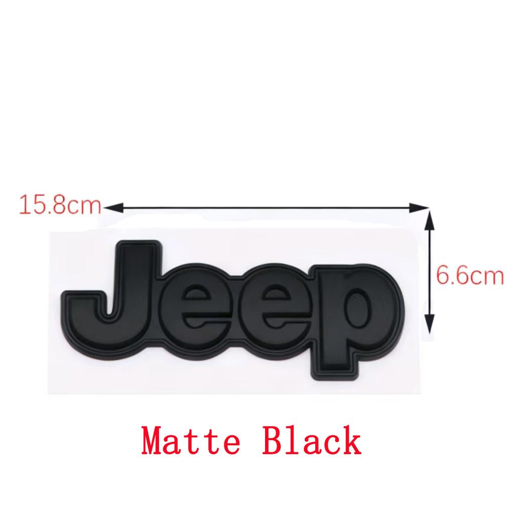 Car Front Rear LIMITED 4X4 Logo Auto Grille Emblem Sticker Accessories For Jeep Renegade Compass Grand Cherokee Wrangler Rubicon