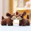 Dachshund Plush Huggable Animal Super Soft Cuddly Dog Doll For Keychain Use