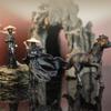 A Miniature Puppet Model Of An Ancient From The Martial Arts World,