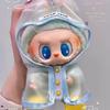 Labubu Doll Fashion Set: 17cm Cute Sit-Stay Raincoat Outfit & Accessories
