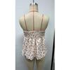 Sommer Damen Temperament Bedruckte Krawatte Sexy Rückenfreies Tanktop mit Blumenmuster