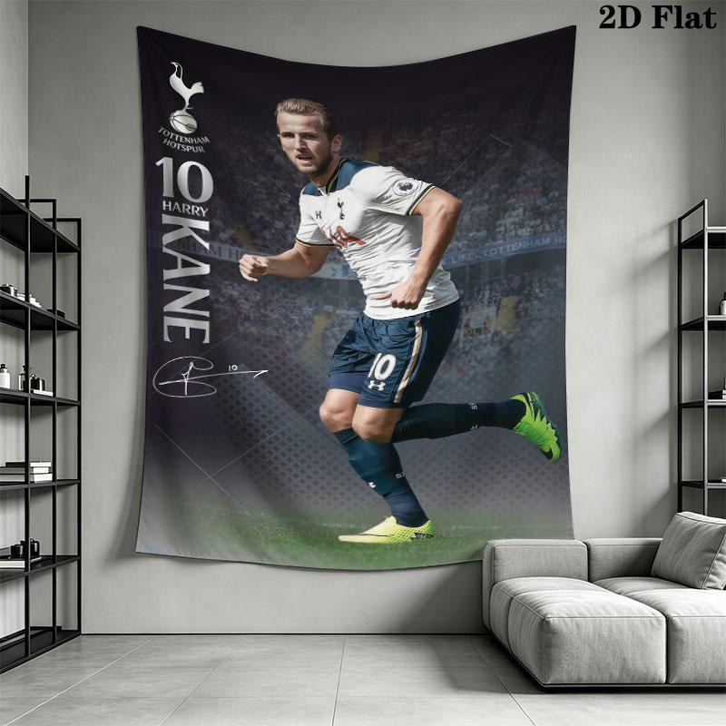 Harry Kane King  Wall Hanging Printed Fabric Blanket Decorative Tapestries for Bedroom Living Room Home Decor