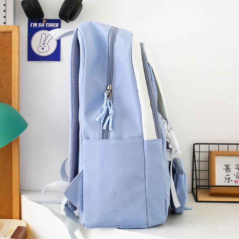 Four-Piece Backpack Set Schoolbag for Primary and Middle School Students Women's Large Capacity Backpack