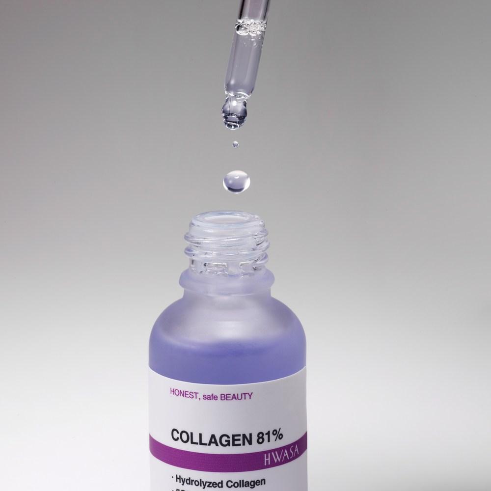 Kollagen 81% Faltenpflege Ampulle Falten Elastizität Pflege Essenz Niedrig Molekular Hoher Gehalt EGF Peptid 30ML, 3 Stück