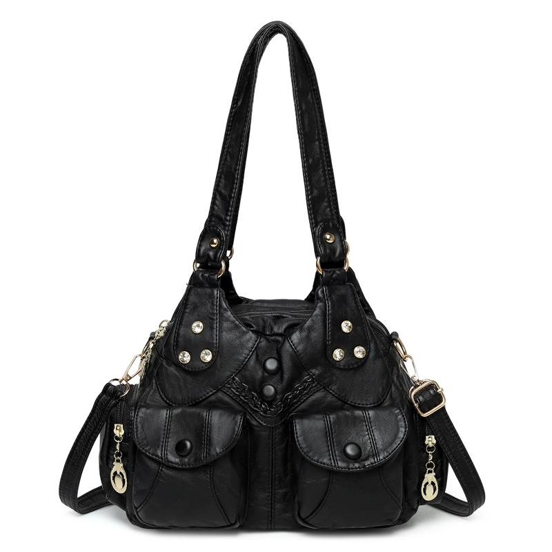 

Light Luxury Retro Chinese Ethnic Style Bag Sweet High-end Gift-giving Printed Handbag Multi-compartment Women s Crossbody Bags чёрный