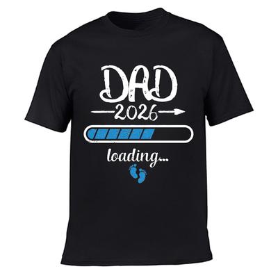 2026 New Cute Dad +Mom+ Baby Printed Couple Maternity T-Shirt Pregnancy Announcement Shirt Couple Pregnant Tshirt Clothes