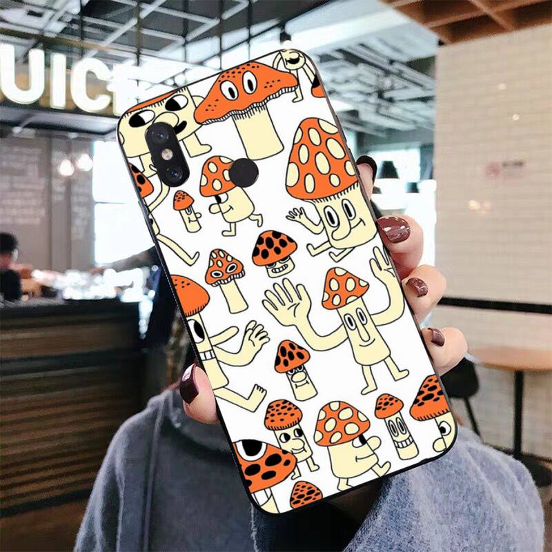 Mushroom Cute  Phone Case for Xiaomi Mi 5 6 8 9 10 Lite Pro SE Mix 2s 3 F1 Max2 3