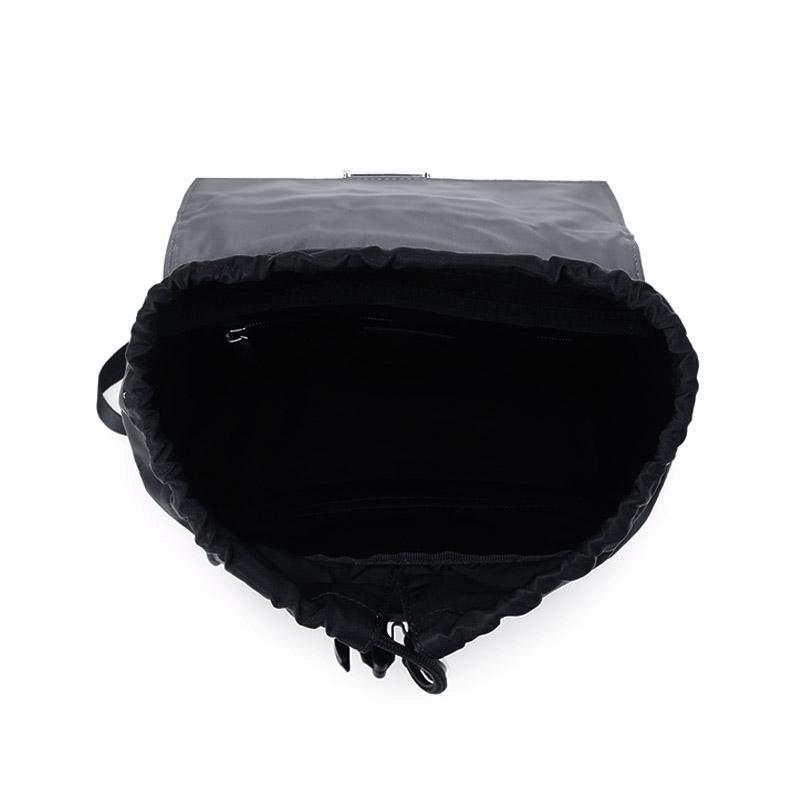 Fendi ness FF Logo Pattern Large Capacity Belt Buckle Nylon Backpack Men Backpacks Gray 7VZ067-AHU7-F1GM1