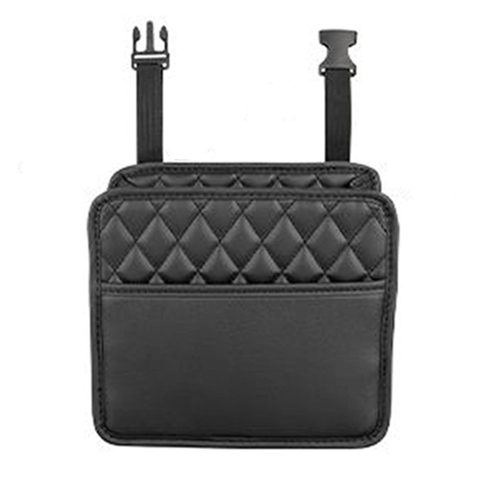 

Универсальный органайзер на спинку автомобильного сиденья, органайзер для наведения порядка, многофункциональная дорожная сумка для хранения, карман для журналов и еды, подстаканник для автомобиля чёрный