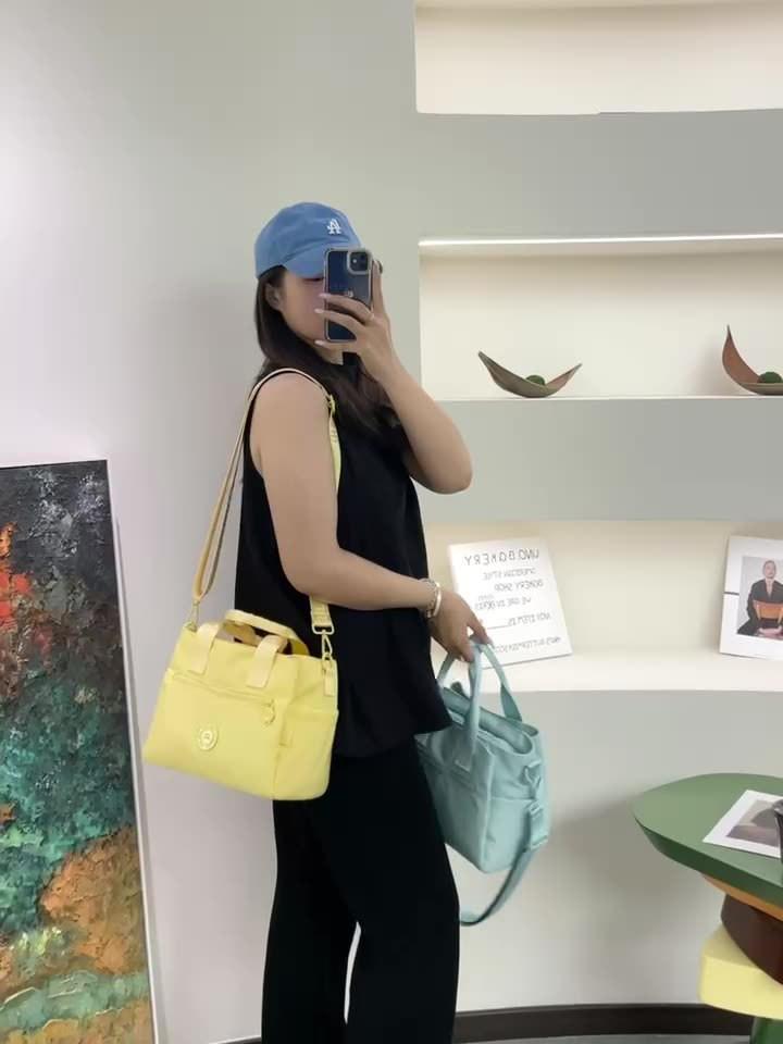 Jielangsi Women's 2025 Autumn Lightweight Nylon Crossbody Bag - Urban Minimalist Shoulder Handbag