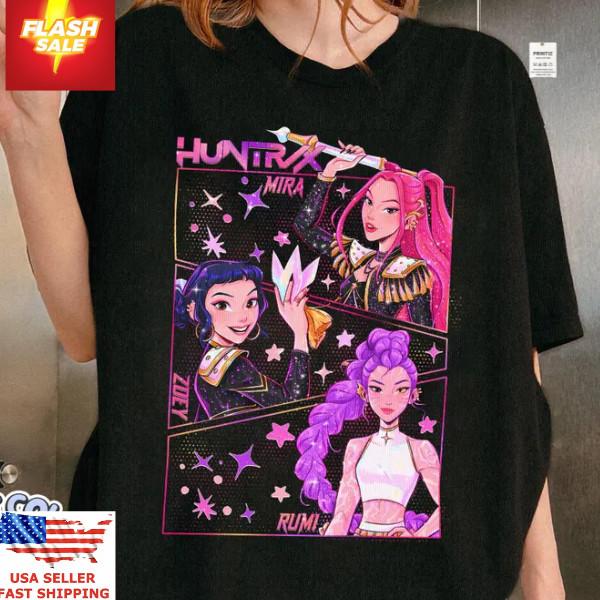 Kpop Demon Hunters Jinu Manga Shirt Gift for Woman Limited Unisex T-Shirt XXL