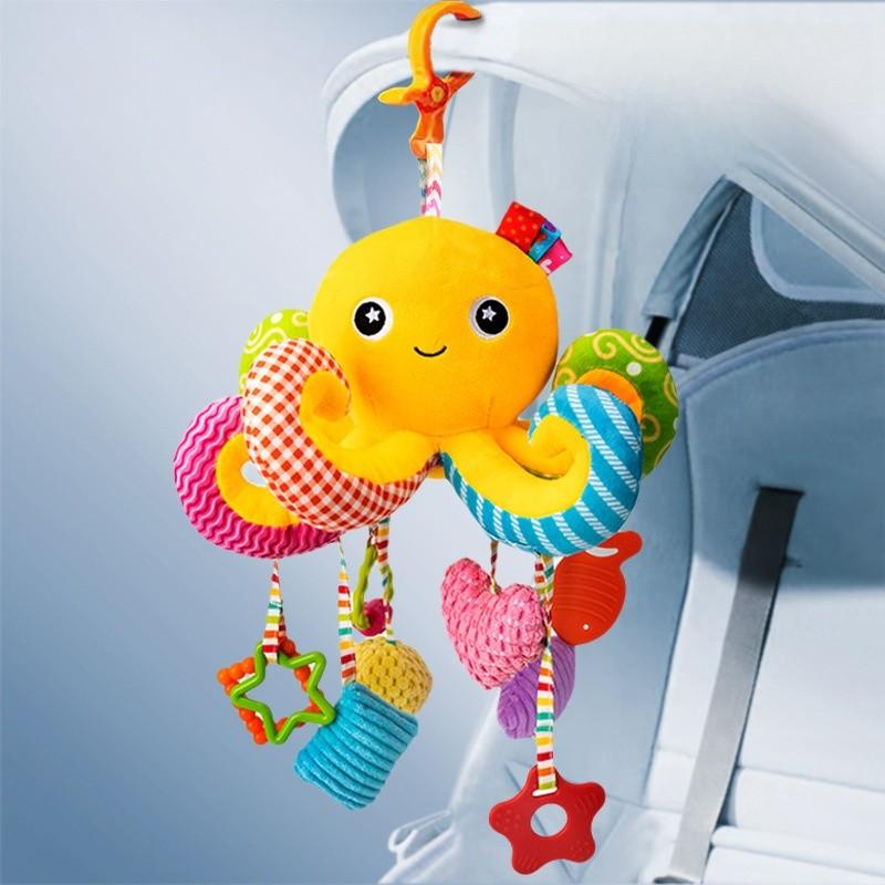 Baby Carriage Hanging Bell With Metal Toy For Infant Stroller And Bed Decor
