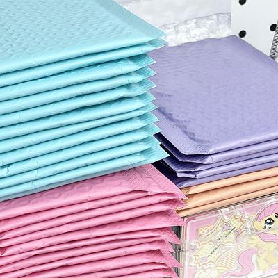 10 Peças Saco Bolha Colorido Saco Ziplock Forro de Espuma Embalagem Saco Expresso Armazenamento de Presentes Almofada Macia Embalagem para Transporte Saco Expresso