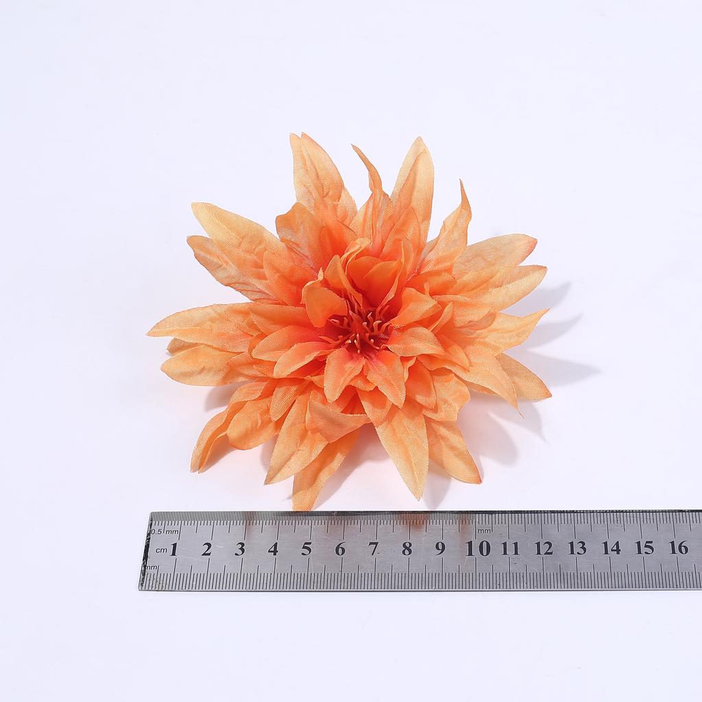 3/5PCS Dahlia Artificial Silk Flower Heads Decorative Scrapbooking For Home Wedding Brides Room Decoration Fake Flower accessory