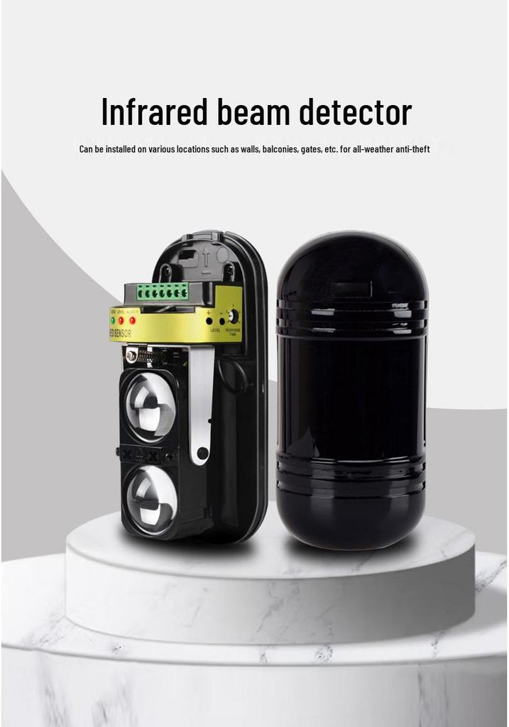 Outdoor Infrared Beam Anti-theft Alarm System