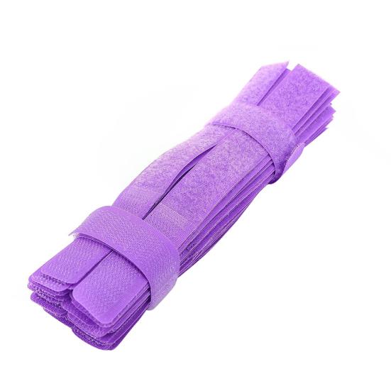 50Pcs Reusable Nylon Magic Tape Cable Tie Fasten Straps Wire Holder Organizer