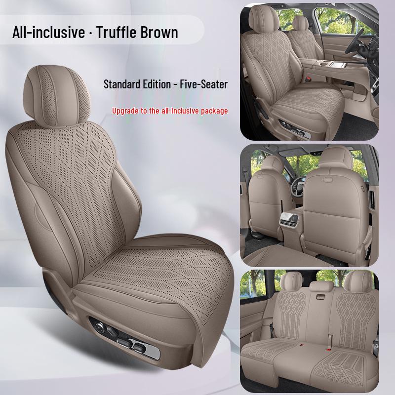 Suede Perforated Breathable All-Season Seat Cushions for Wenjie M9