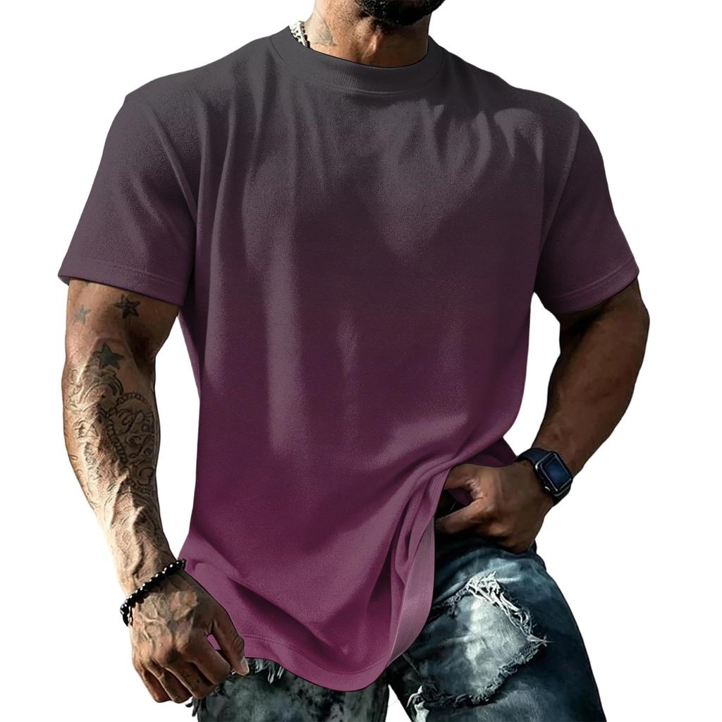 Men's Vintage Short Sleeve T Shirt Loose Fit Breathable Summer Sports Streetwear Casual Everyday Top
