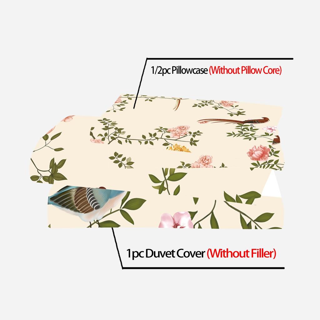 [Beliebte Wahl] 3D Digital Gedruckt Weich Glänzend Satin Schlafzimmer Dekoration Bettwäsche 2/3-teiliges Bettdecken- und Kissenbezug-Set