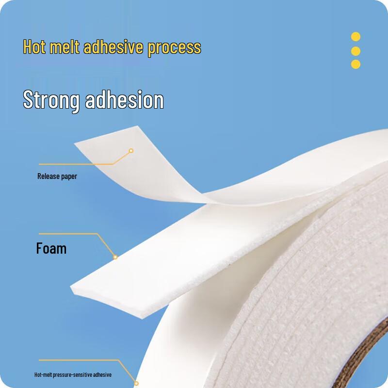 Qixin PM2405-10 Double-Sided Foam Tape белый