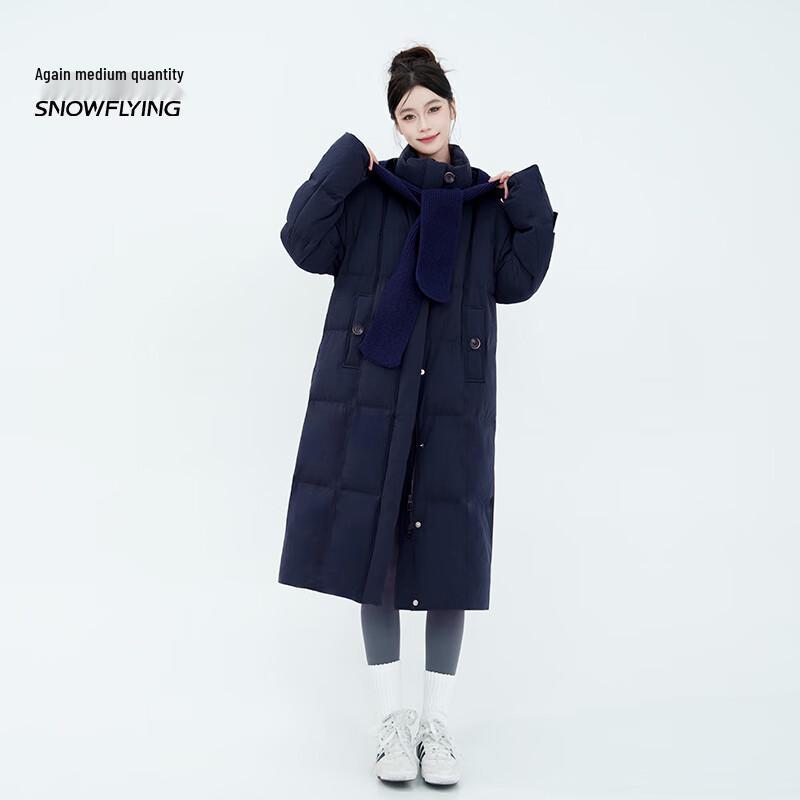 

SNOWFLYING Wang Yuwen Collection Women s Mid-Length Down Jacket S