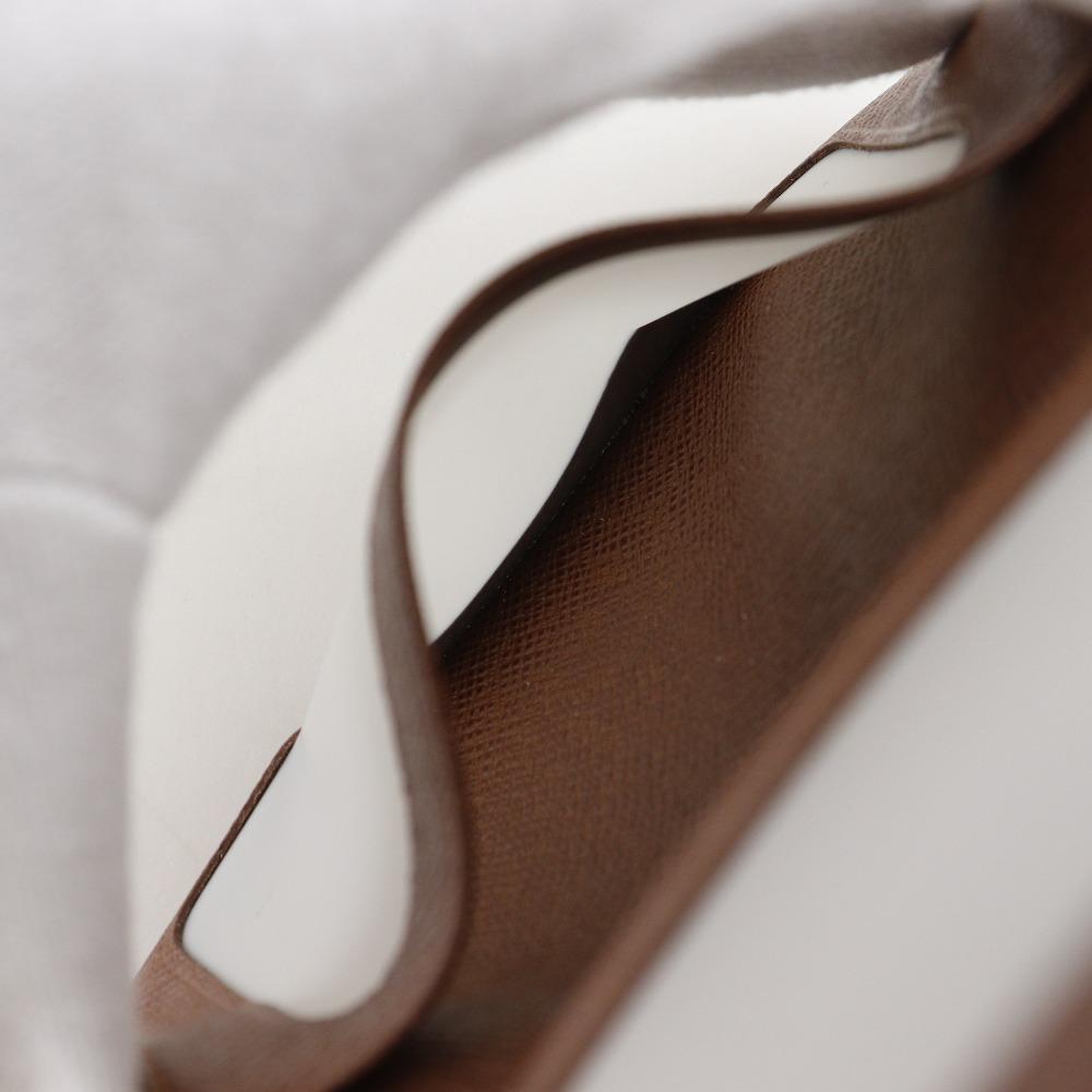 LOUIS VUITTON Porto 2 cult Vertical Pass case M60533 Pass holder Brown Monogram canvas unisex Used