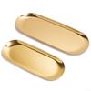Food Plate Stainless Steel Tea Fruit Tray Cosmetics