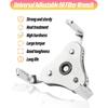 ESEWALAS Adjustable Carbon Steel Oil Filter Wrench, 2-1/2 In To 4.5 In, 3 Jaw Design, 2 Way Removal Tool Set