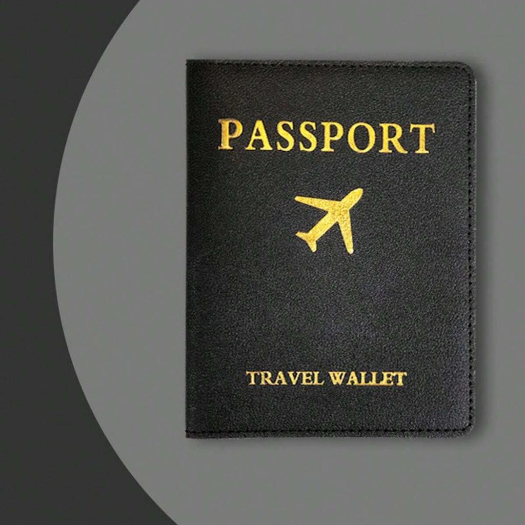 Essential travel passport set, travel accessories, passport wallet set, passport clip, travel storage wallet, card book