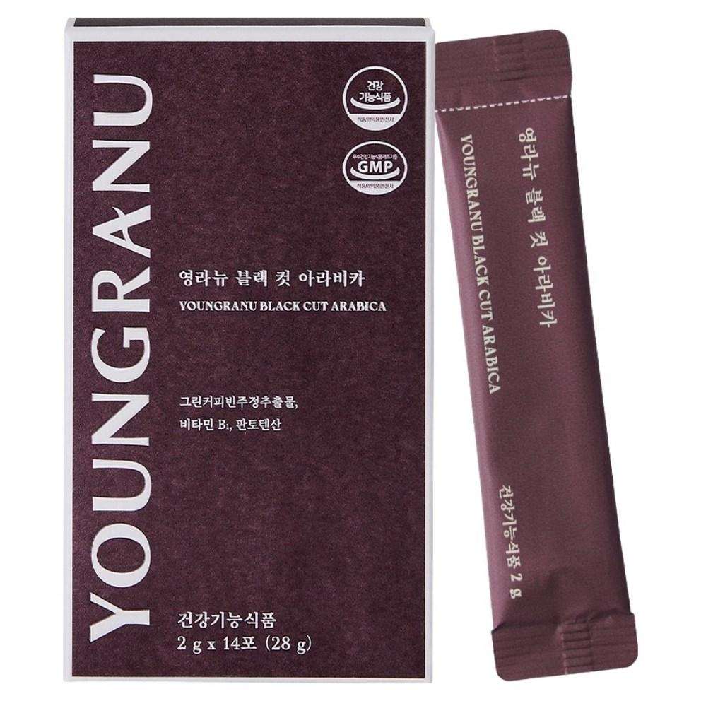 

Youngranew Black Cut Arabica Coffee, 28g Single Pack