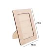 DIY Wooden Picture Frames 6inch Standing Photo Frames with Display Stand Photo Postcard Home Table Decoration