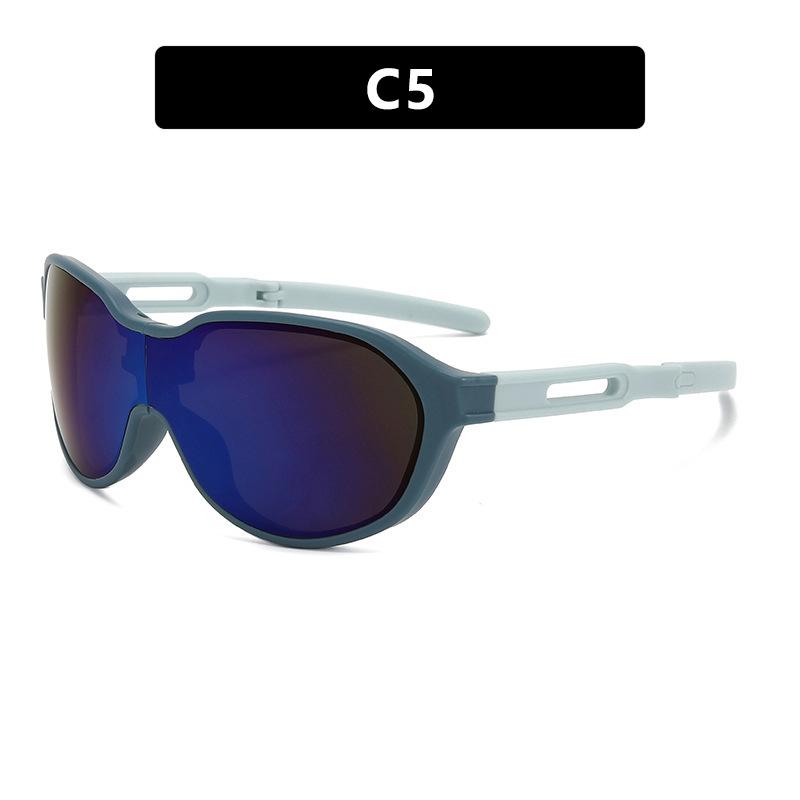 Kids Foldable Sunglasses for Outdoor Sports Windproof Protective Goggles with UV400 Protection for Children's Cycling
