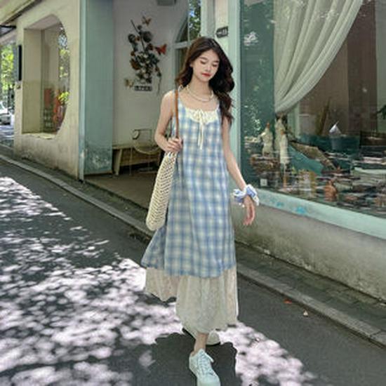 French Sleeveless Summer Tea Party High-End Maxi Dress for Women - 2025 New Style