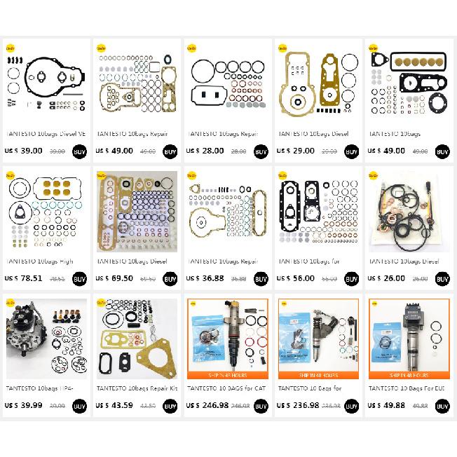 Free Ship TANTESTO 500PCS 3x7.2mm 4X9mm Diesel Common Rail Injector Pressure Adjusting Washer Gaskets for Cummins STR AOWEI