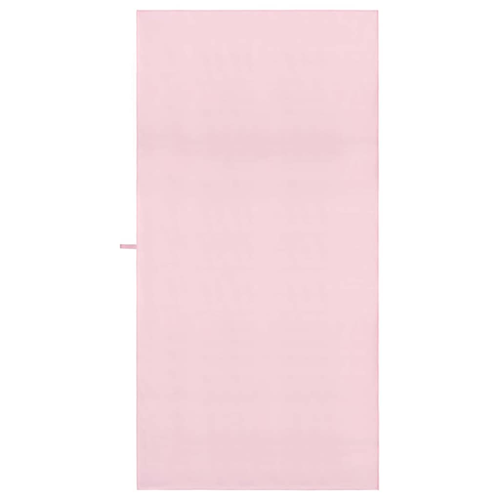 Sports Towels 2 Pcs Pink 200 X 100 Cm Polyester and Polyamide