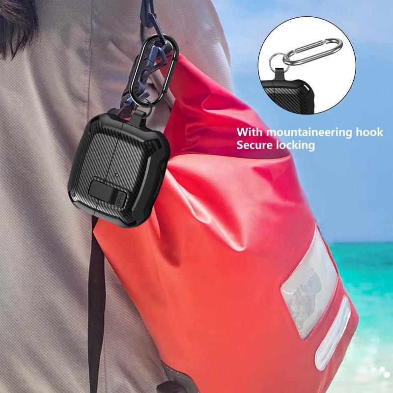 For Samsung Galaxy Buds 3 Pro/Buds 3/ buzz 3 Pro Case TPU+PC Material Shockproof Funda Sleeve With Hook Headphone Case