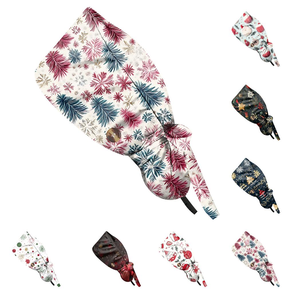 Pracovní čepice s módním potiskem, ležérní dámská čepice do culíku, čepice Wash, čepice Baotou