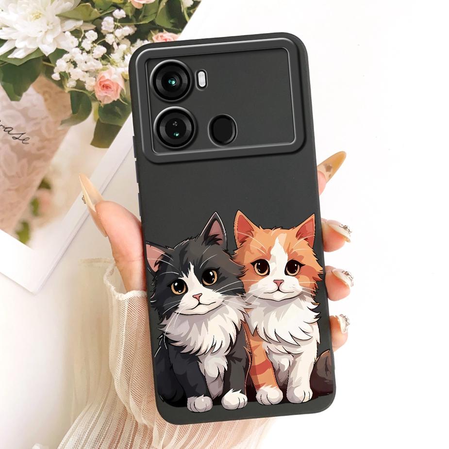 For Itel P40 Plus Case P683L Cute Rabbit Cartoon Cover Soft Silicone Phone Case For Itel P40 P 40 ItelP40 P40+ Back Cover Fundas