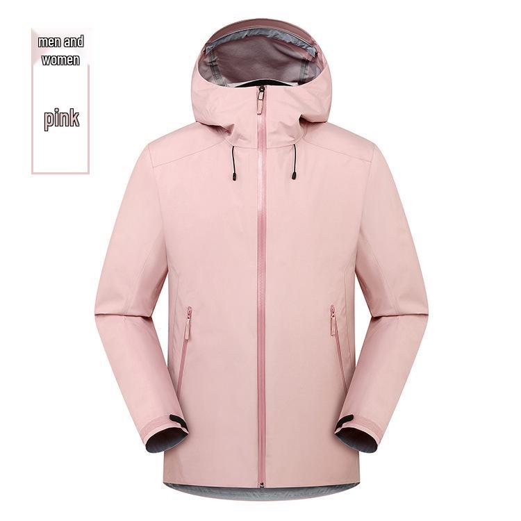 Men's and Women's Ultra-Light Waterproof Three-Layer Outdoor Jacket for Fishing and Mountaineering
