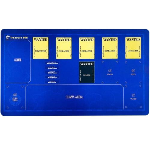 Treasure ONE - A calming design play mat/desk mat for trading cards, featuring a non-stick, smooth, cushioned surface, non-slip, washable, framed, ste