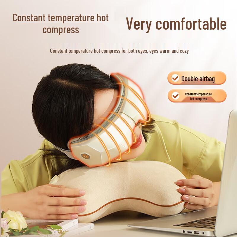 HEZHENG Eye Massager, BP Monitor & Moxibustion Kit CN plug (adapter included)
