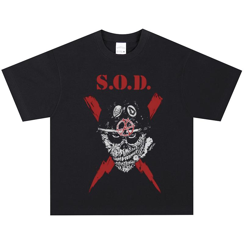 Stormtroopers Of Death Graphic Tee, Casual Short Sleeve S